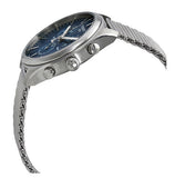 Tissot PR 100 Chronograph Blue Dial Silver Mesh Bracelet Watch for Men - T101.417.11.041.00 Authentic Buy Shop Now