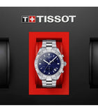 Tissot PR 100 Sport Quartz Chronograph Blue Dial Silver Steel Strap Watch For Men - T101.617.11.041.00 Authentic Buy Shop Now