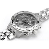 Tissot PRS 200 Grey Dial Chronograph Grey Dial Silver Steel Strap Watch For Men - T067.417.11.051.00 Authentic Buy Shop Now