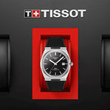 Tissot PRX Powermatic 80 Black Dial Black Rubber Strap Watch for Men - T137.407.17.051.00 Authentic Buy Shop Now