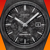 Tissot PRX Powermatic 80 Carbon Black Dial Black Rubber Strap Watch for Men - T137.907.97.201.00 Authentic Buy Shop Now