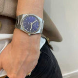 Tissot PRX Blue Dial Silver Steel Strap Watch For Men - T137.210.11.041.00 Authentic Buy Shop Now