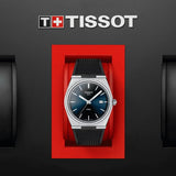 Tissot PRX Blue Dial Black Rubber Strap Watch For Men - T137.410.17.041.00 Authentic Buy Shop Now