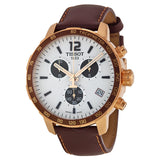 Tissot Quickster Chronograph Silver Dial Watch For Men - T095.417.36.037.01 Authentic Buy Shop Now