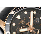 Tissot Seastar 1000 Chronograph Black Dial Black Rubber Strap Watch For Men - T120.417.37.051.00 Authentic Buy Shop Now