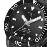Tissot Seastar 1000 Powermatic 80 Black Dial Black Rubber Strap Watch For Men - T120.407.37.051.00 Authentic Buy Shop Now