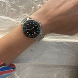 Tissot Seastar 1000 Lady Black Dial Silver Steel Strap Watch for Women - T120.210.11.051.00 Authentic Buy Shop Now