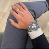 Tissot Supersport Chrono Blue Dial Silver Steel Strap Watch For Men - T125.617.11.041.00 Authentic Buy Shop Now