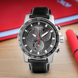 Tissot Supersport Chrono Black Dial Black Leather Strap Watch for Men - T125.617.16.051.00 Authentic Buy Shop Now