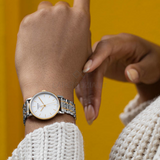 Tissot T Classic Everytime Small White Dial Two Tone Mesh Bracelet Watch For Women - T109.210.22.031.00 Authentic Buy Shop Now