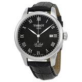 Tissot T Classic Le Locle Automatic Black Dial Black Leather Strap Watch For Men - T41.1.423.53 Authentic Buy Shop Now