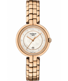 Tissot T Lady Flamingo Mother of Pearl Dial Rose Gold Steel Strap Watch For Women - T094.210.33.116.02 Authentic Buy Shop Now