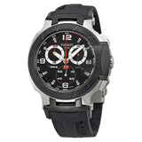 Tissot T Race Chronograph Black Dial Black Rubber Strap Watch for Men - T048.417.27.057.00 Authentic Buy Shop Now
