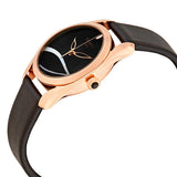 Tissot T Wave Black Dial Black Leather Strap Watch For Women - T112.210.36.051.00 Authentic Buy Shop Now
