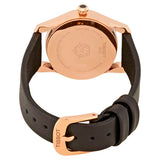 Tissot T Wave Black Dial Black Leather Strap Watch For Women - T112.210.36.051.00 Authentic Buy Shop Now