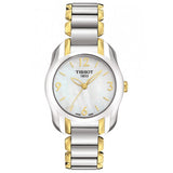 Tissot T Wave Mother of Pearl Dial Two Tone Steel Strap Watch for Women - T023.210.22.117.00 Authentic Buy Shop Now