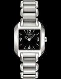 Tissot T Wave Black Dial Silver Steel Strap Watch for Women - T02.1.285.52 Authentic Buy Shop Now