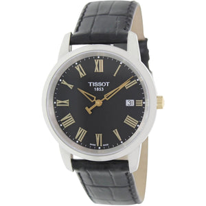 Tissot T Classic Dream Black Dial Black Leather Strap Watch for Men - T033.410.26.053.01 Authentic Buy Shop Now