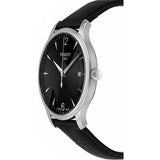 Tissot T Classic Tradition Black Dial Black Leather Strap Watch For Men - T063.610.16.057.00 Authentic Buy Shop Now