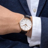 Tissot T Classic Tradition White Dial Brown Leather Strap Watch For Men - T063.610.36.037.00 Authentic Buy Shop Now