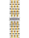 Tissot T Classic Bridgeport Silver Dial Two Tone Mesh Bracelet Watch For Men - T097.410.22.038.00 Authentic Buy Shop Now