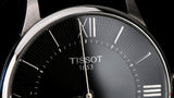 Tissot Chemin Des Tourelles Powermatic 80 Black Dial Black Leather Strap Watch For Men - T099.407.16.058.00 Authentic Buy Shop Now