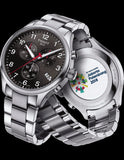 Tissot Chrono XL Quartz Asian Games Edition Black Dial Silver Steel Strap Watch For Men - T116.617.11.057.02 Authentic Buy Shop Now