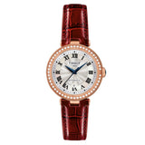 Tissot Bellissima Small Lady Diamonds Silver Dial Brown Leather Strap Watch For Women - T126.207.66.113.00 Authentic Buy Shop Now