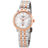 Tissot T Classic Carson Premium 30 White Dial Two Tone Steel Strap Watch for Women - T122.207.22.031.01 Authentic Buy Shop Now