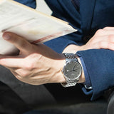 Tissot T Classic Tradition Grey Dial Silver Steel Strap Watch For Men - T063.610.11.067.00 Authentic Buy Shop Now