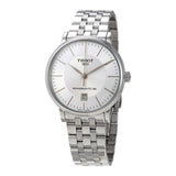 Tissot T Classic Carson Premium Powermatic 80 White Dial Silver Steel Strap Watch For Men - T122.407.11.031.00 Authentic Buy Shop Now