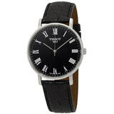 Tissot Everytime Medium Black Dial Black Leather Strap Watch For Men - T109.410.16.053.00 Authentic Buy Shop Now