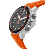 Tissot Seastar 1000 Chronograph Black Dial Orange Rubber Strap Watch For Men - T120.417.17.051.01 Authentic Buy Shop Now
