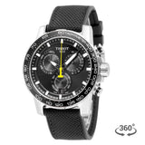 Tissot Supersport Chrono Black Dial Black Nylon Strap Watch for Men - T125.617.17.051.02 Authentic Buy Shop Now