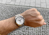 Tissot Couturier Chronograph White Dial Silver Steel Strap Watch For Men - T035.617.11.031.00 Authentic Buy Shop Now