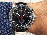 Tissot Supersport Vuelta Special Edition Chrono Black Dial Black Nylon Strap Watch for Men - T125.617.17.051.01 Authentic Buy Shop Now