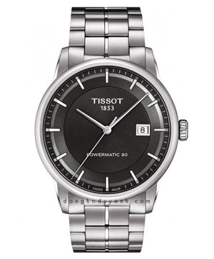 Tissot Luxury Powermatic 80 Grey Dial Silver Steel Strap Watch for Men - T086.407.11.061.00 Authentic Buy Shop Now