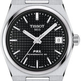 Tissot PRX Powermatic 80 Black Dial Silver Steel Strap Watch for Men - T137.207.11.051.00 Authentic Buy Shop Now