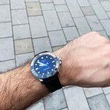 Tissot Seastar 1000 Powermatic 80 Silicium Blue Dial Blue Nylon Strap Watch For Men - T120.407.17.041.01 Authentic Buy Shop Now