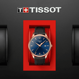 Tissot T Classic Tradition Blue Dial Brown Leather Strap Watch For Men - T063.610.36.047.00 Authentic Buy Shop Now