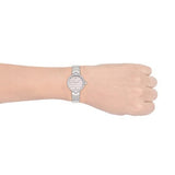 Emporio Armani Arianna Analog White Dial Silver Steel Strap Watch For Women - AR11195 Authentic Buy Shop Now