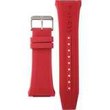 Tommy Hilfiger Denim Quartz Red Dial Red Rubber Strap Watch for Men - 1791480 Authentic Buy Shop Now