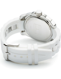 Tommy Hilfiger K2 White Dial White Rubber Strap Watch for Women - 1781306 Authentic Buy Shop Now