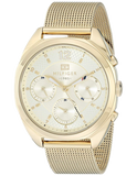 Tommy Hilfiger Mia Gold Dial Gold Mesh Bracelet Watch for Women - 1781488 Authentic Buy Shop Now