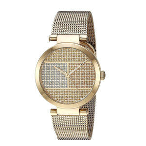 Tommy Hilfiger Lynn Quartz Gold Dial Gold Mesh Bracelet Watch For Women - 1781867 Authentic Buy Shop Now