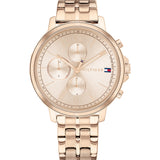 Tommy Hilfiger Carly Rose Gold Dial Rose Gold Steel Strap Watch for Women - 1781788 Authentic Buy Shop Now