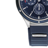 Tommy Hilfiger Eve Chronograph Quartz Blue Dial Blue Rubber Strap Watch For Women - 1782281 Authentic Buy Shop Now