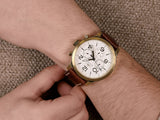 Tommy Hilfiger Jake Quartz White Dial Brown Leather Strap Watch for Men - 1791231 Authentic Buy Shop Now