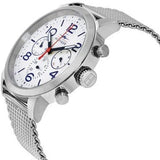 Tommy Hilfiger Jake Quartz White Dial Silver Mesh Bracelet Watch for Men - 1791233 Authentic Buy Shop Now