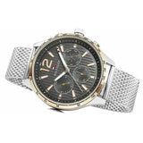 Tommy Hilfiger Gavin Chronograph Quartz Grey Dial Silver Mesh Bracelet Watch for Men - 1791466 Authentic Buy Shop Now